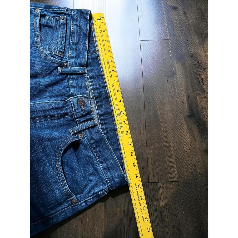 Levis 527 Slim Bootcut Jeans Mens 34x30 Medium Wash Blue Denim Western - Picture 5 of 8